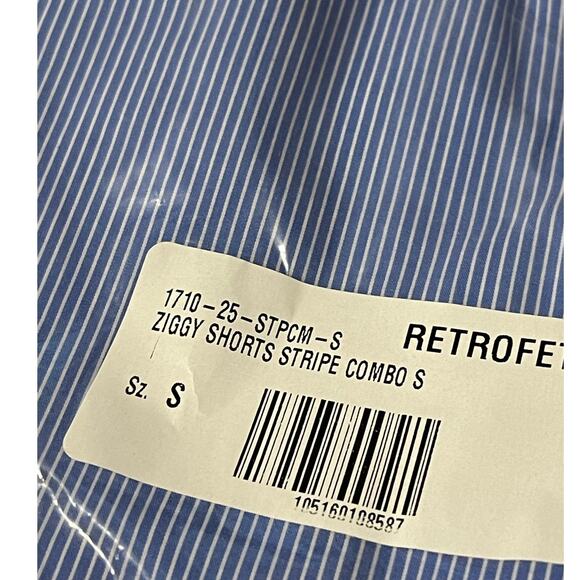 Ser.O.Ya Mens Size Small NEW Ziggy Swim Trunk Shorts in Blue Stripe Combo NWT - Picture 3 of 9